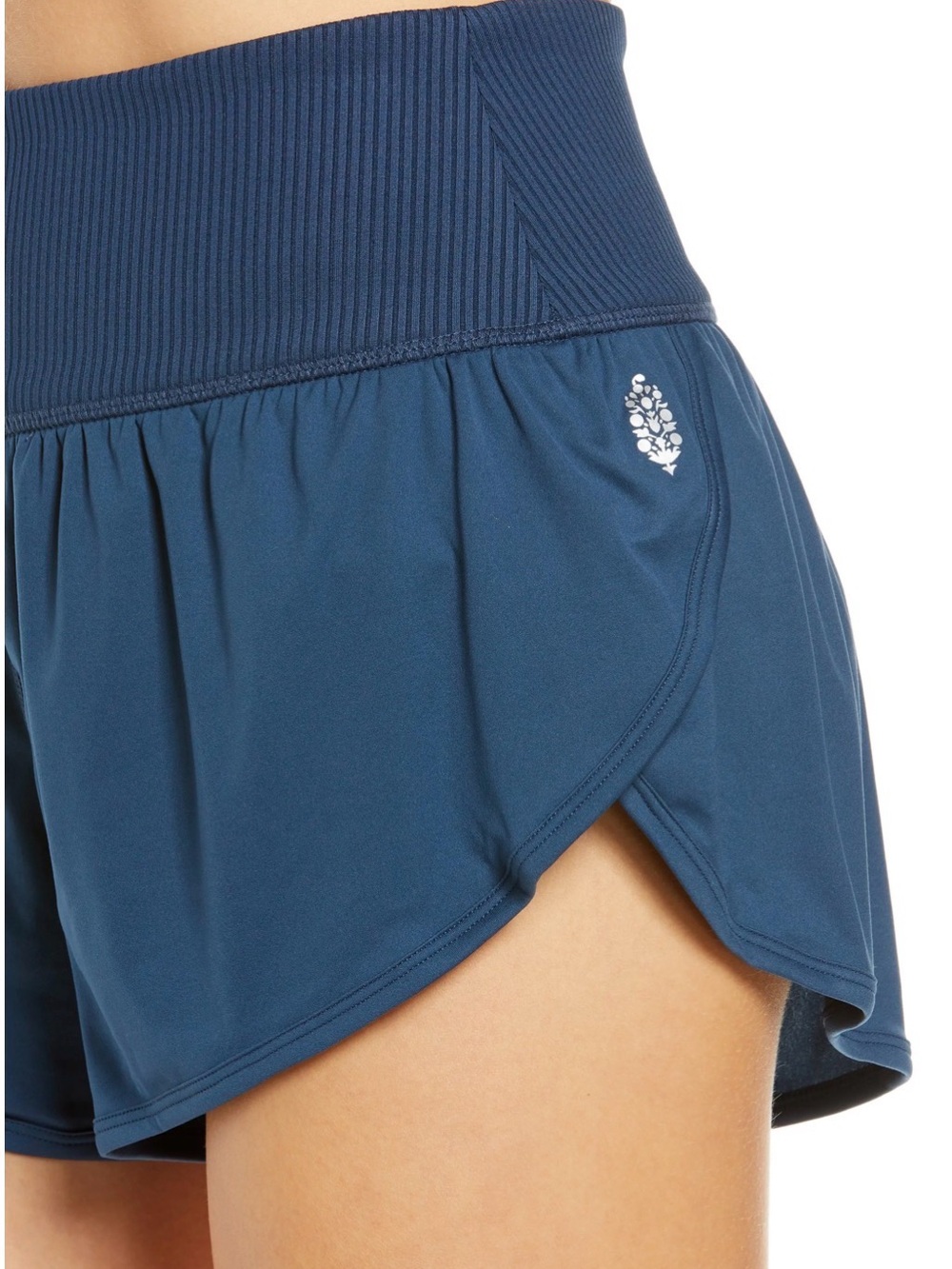 Free People FP Movement Game Time Shorts in Navy - Picture 2 of 5